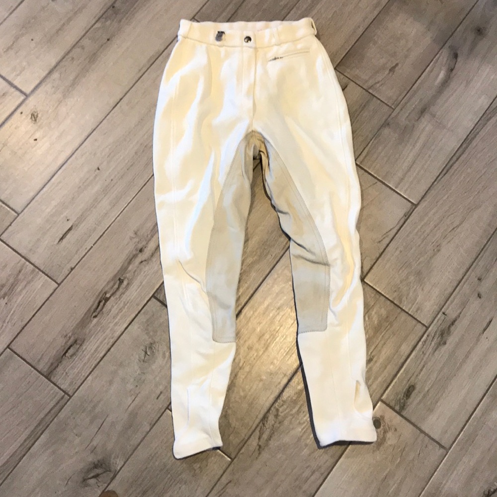 EUC PIKEUR Full Seat White Riding Breeches